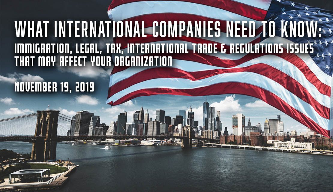 What International Companies Need To Know!